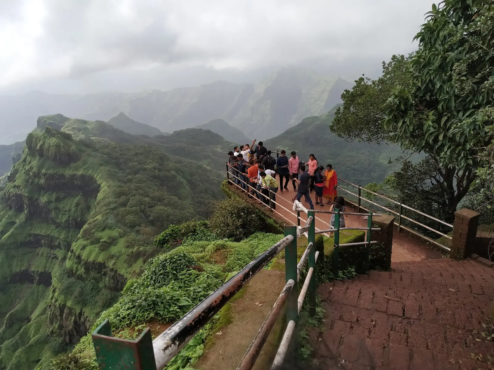 Arthur's Seat viewpoint in Mahabaleshwar with panoramic valley view