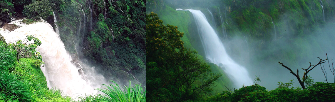 Lingmala Waterfall Mahabaleshwar - scenic waterfall in monsoon